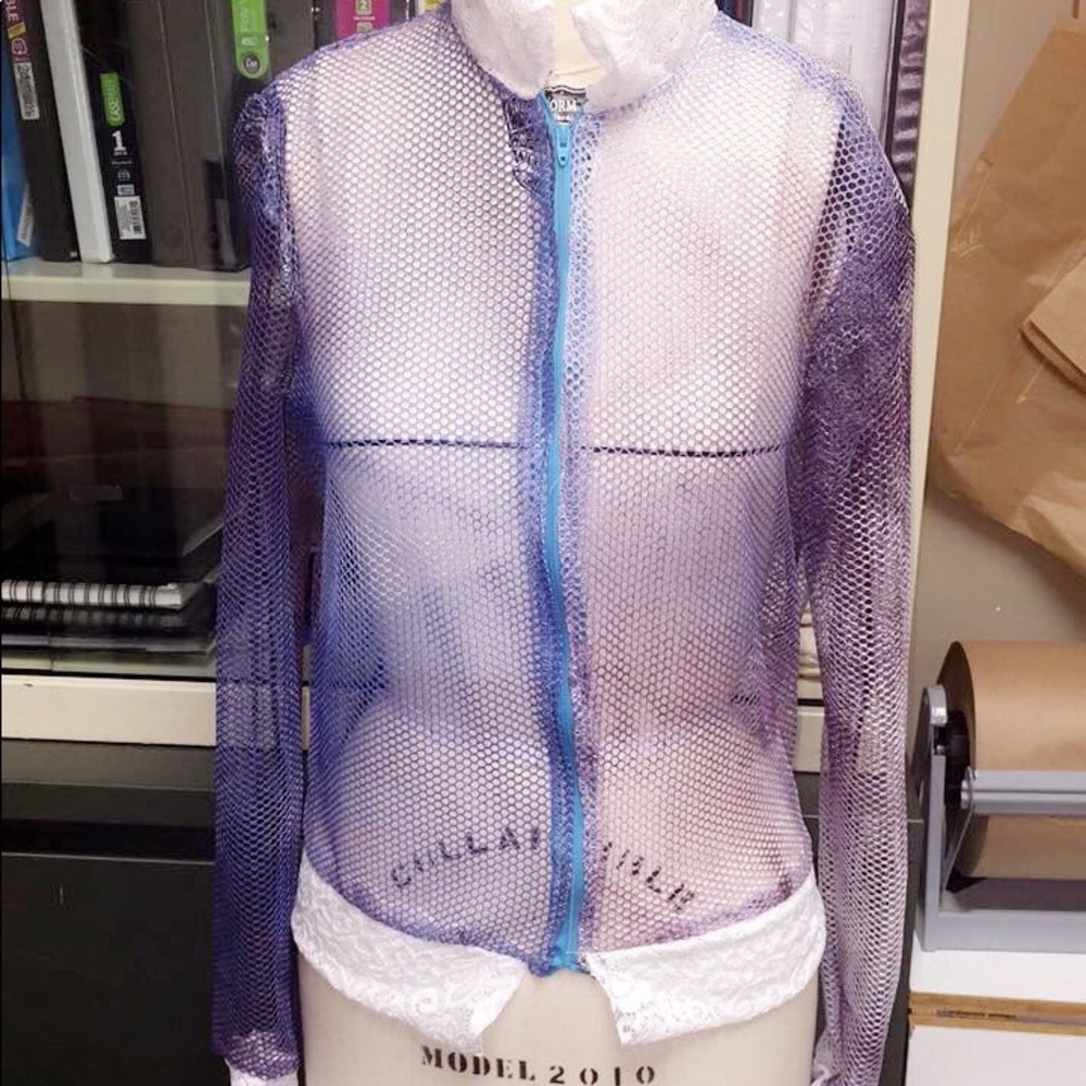 Mesh Bomber Jacket